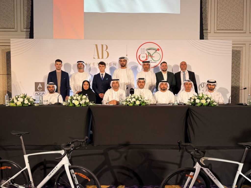 UAE Cycling Federation, AB Investment sign partnership to support national teams, emerging talent