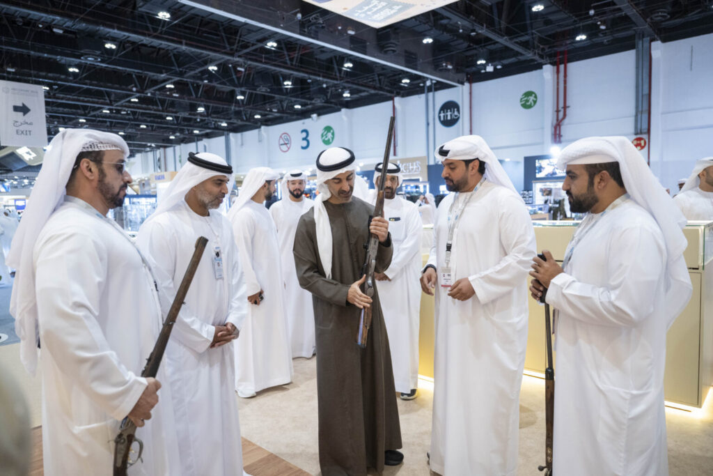Hamdan bin Mohamed bin Zayed visits 23rd Abu Dhabi International Hunting and Equestrian Exhibition