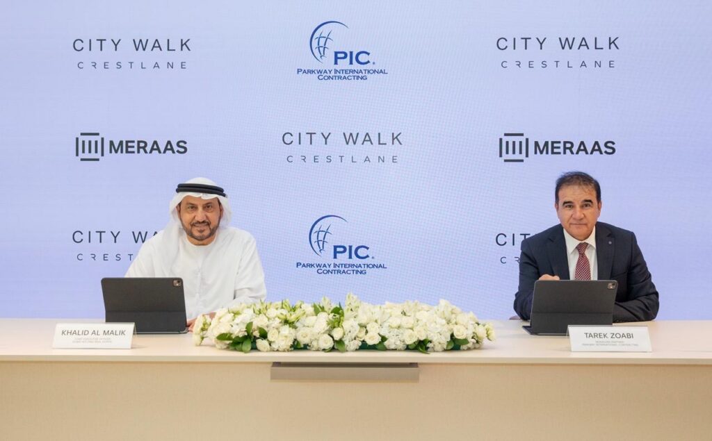 Meraas awards over AED590 million main construction contract for City Walk Crestlane