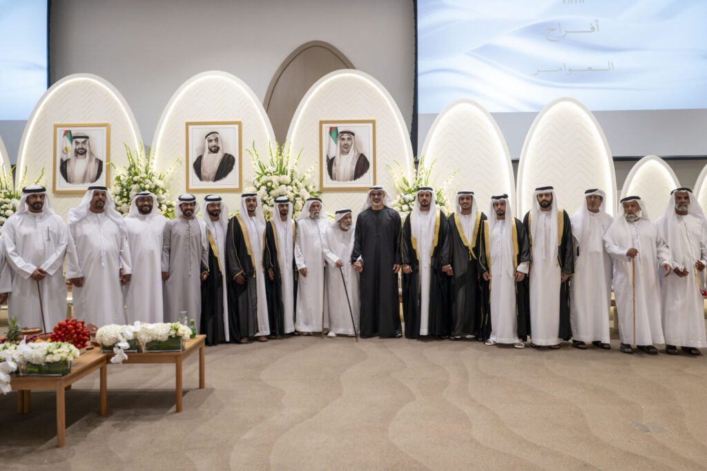 Khaled bin Mohamed bin Zayed attends group wedding of Al Awamir tribe