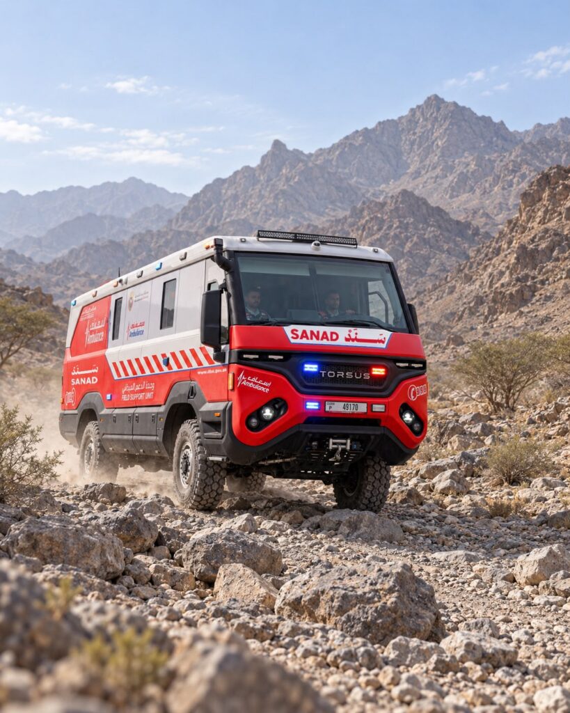 Dubai Ambulance unveils SANAD multi-mission vehicle at EMS World Expo