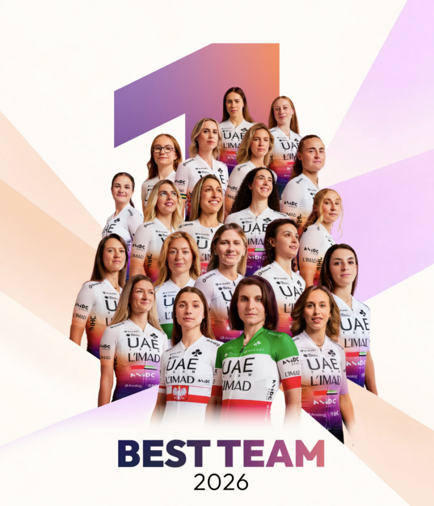 UAE Team L’IMAD tops 2026 UCI Women’s World Team Ranking