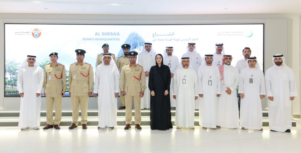 DEWA, Transport Security Department in Dubai review Al Shera’a Bridge standards