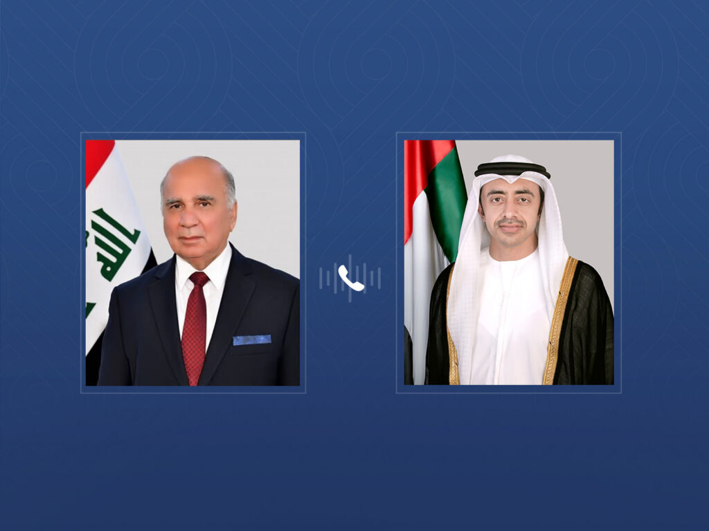 Abdullah bin Zayed, Iraqi counterpart discuss fraternal ties, regional developments by phone